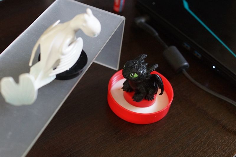 驯龙高手手办3 梦工厂 白色夜煞摆件模型公仔景品玩具玩偶现货 夜煞