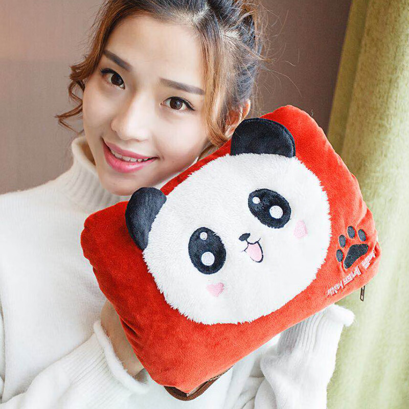 【新品上市】2019热水袋充电暖水袋可爱暖宝宝暖宫注水女毛绒韩版暖手