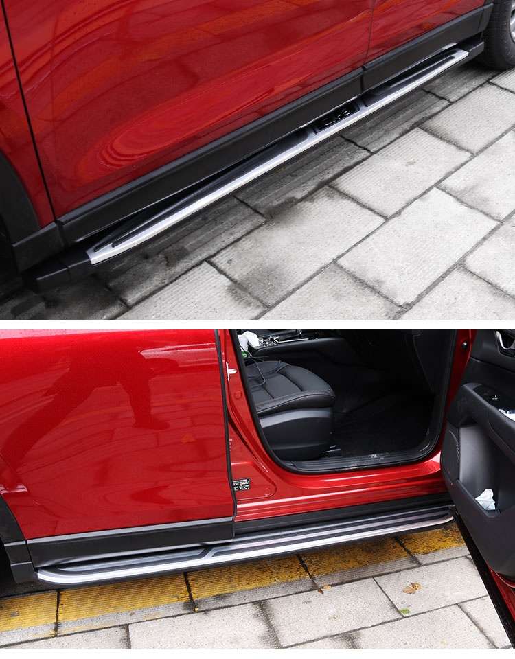 适用于19-马自达踏板第二代cx5脚踏板13-迎宾踏板改装 13-22款cx-5