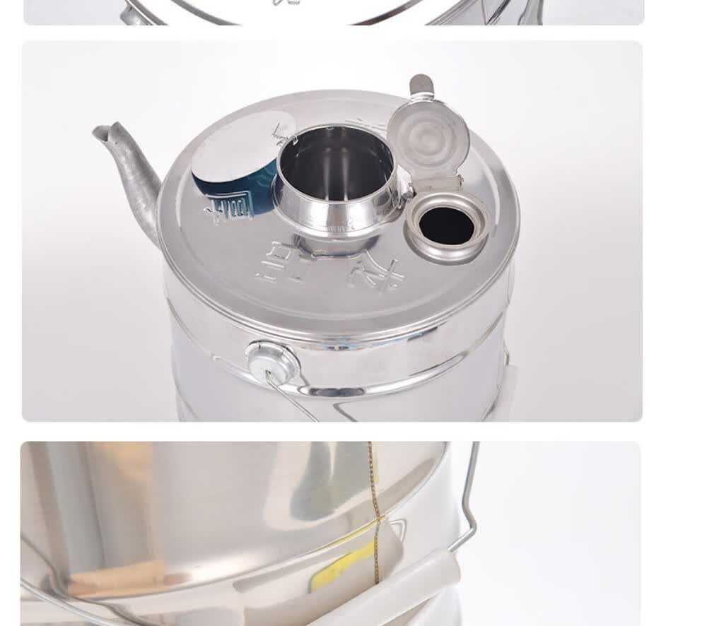 柴火穿心木柴烧水炉家用快壶快烧茶水烧心壶不锈钢空心烧柴烧水壶