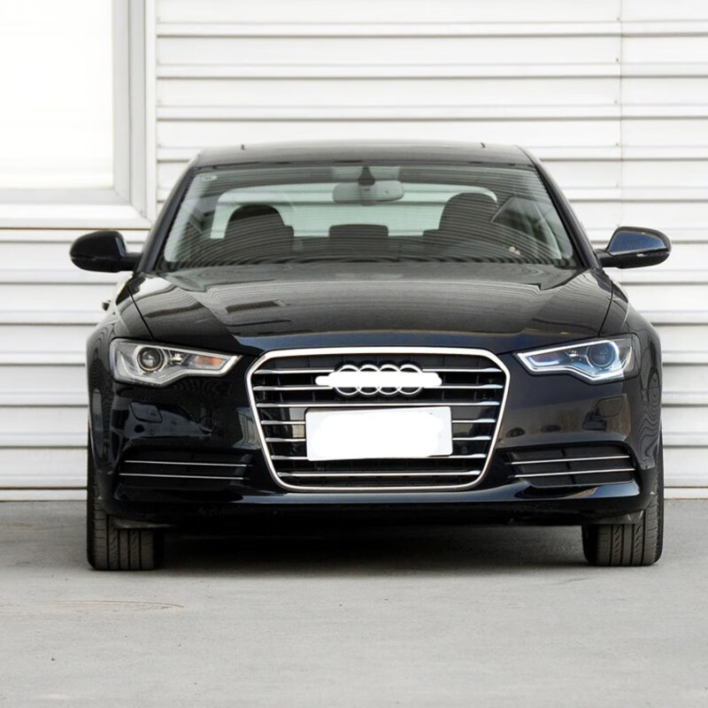 车树车业 新奥迪a6l雾灯框a6l c7pa雾灯罩a6l 12-18款雾灯格栅 前保