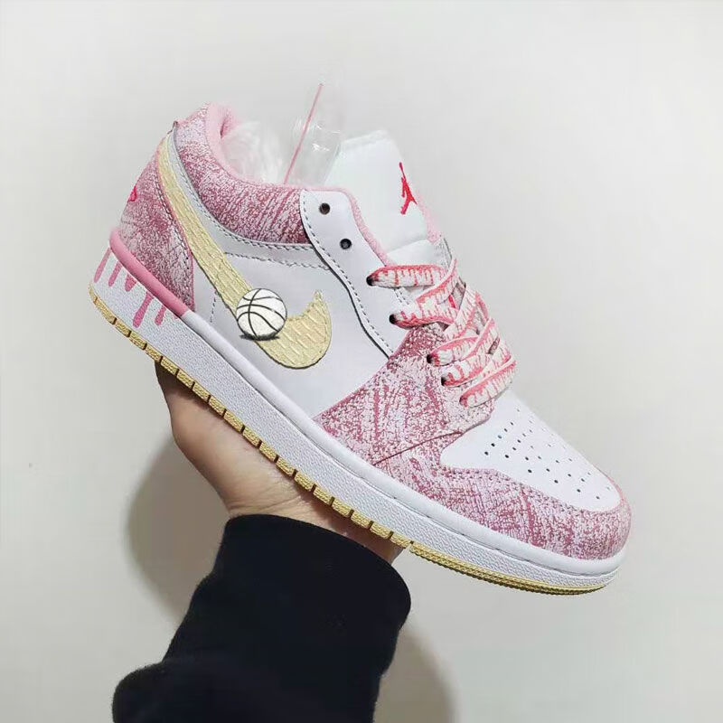 耐克(nike)高帮板鞋男女学生冰淇淋脏粉春夏新款 米兰 43【图片 价格