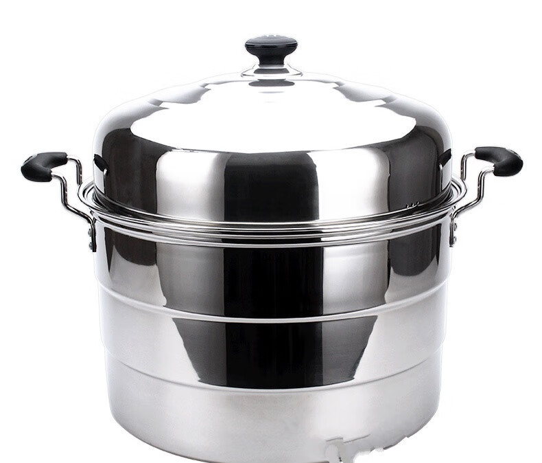 32到52cm不锈钢超大容量烝笼烝锅锑锅闷罐多层大号蒸锅特大二三层大锅