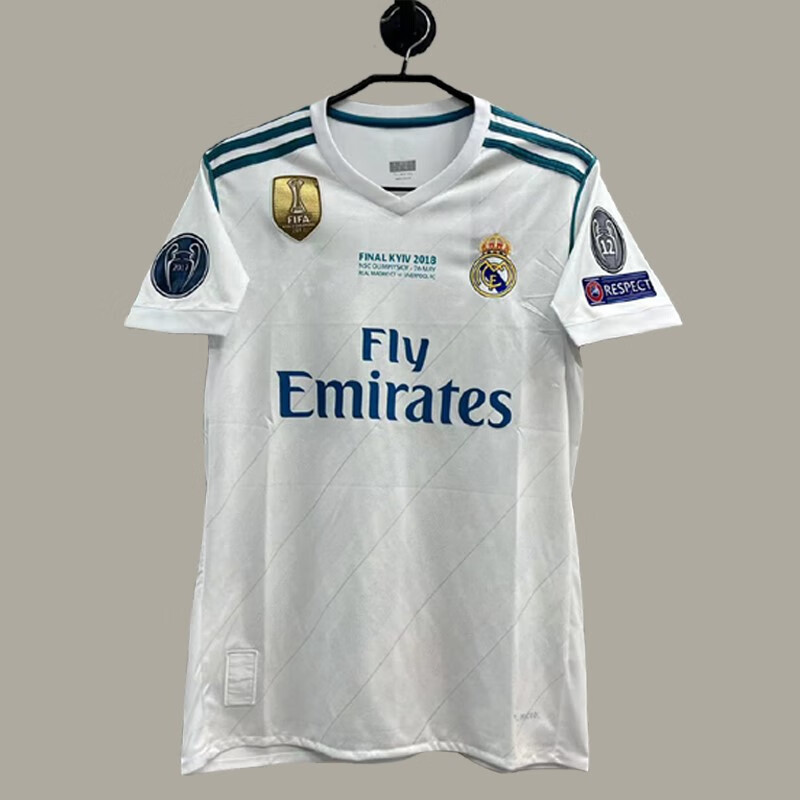 皇马队足球服 c罗纳尔多 莫德里奇马塞洛复古球衣 短袖上衣 短裤 4号