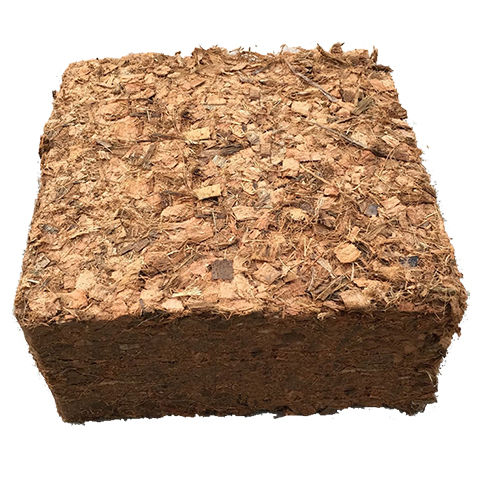 【精选】粗椰壳砖进口压缩椰糠砖无土栽培基质兰花君子兰石斛营养土 