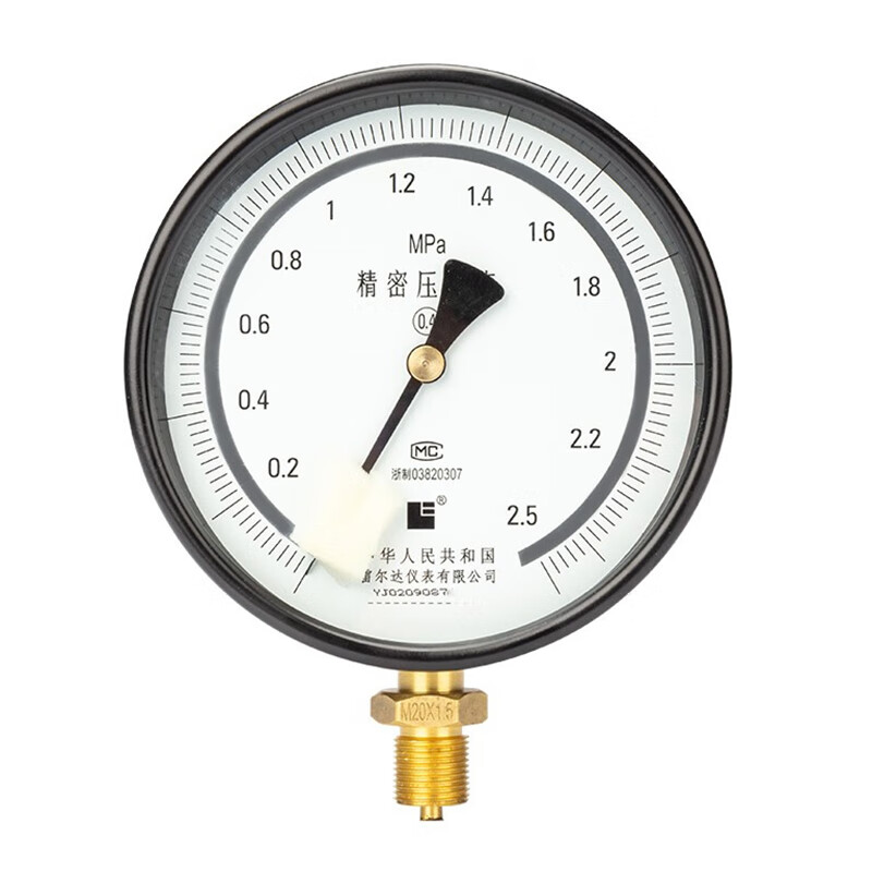适用于精密压力表真空表04级高精度气压表011625mpa01mpa