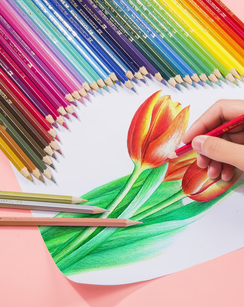 辉柏嘉(faber-castell) 德国辉柏嘉水溶性彩铅单色499黑色399自选72色