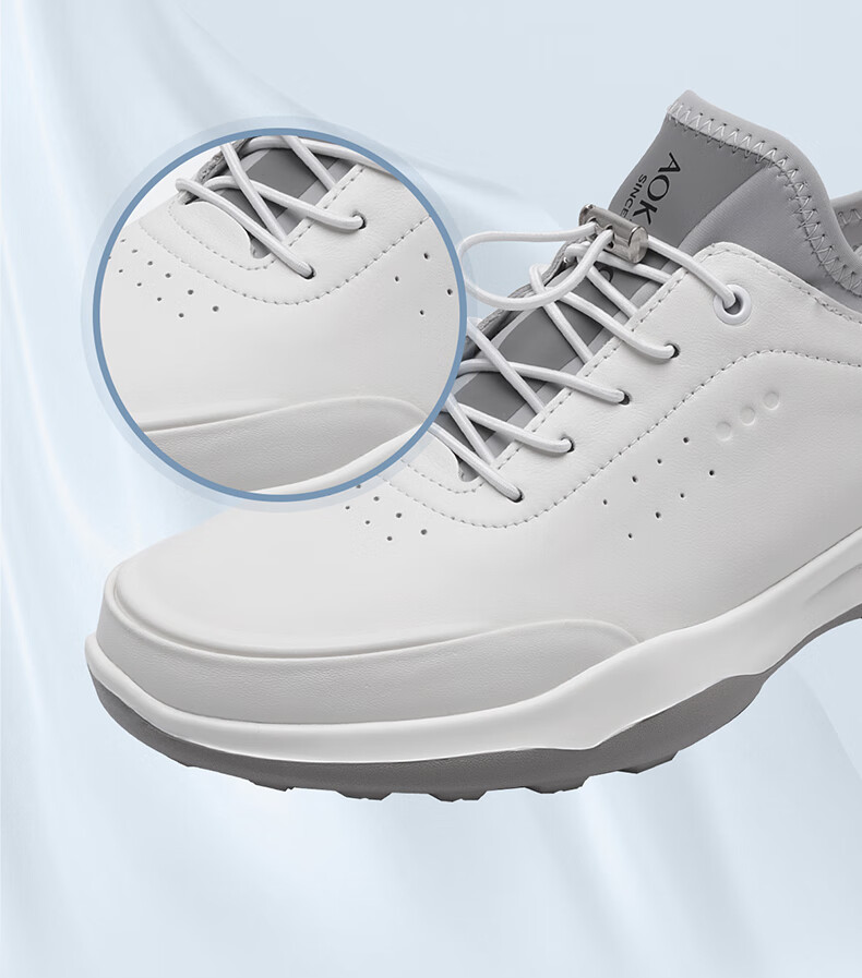 奥康官方男鞋 2022秋季新款男士时尚休闲鞋百搭轻便减震运动鞋子 白色