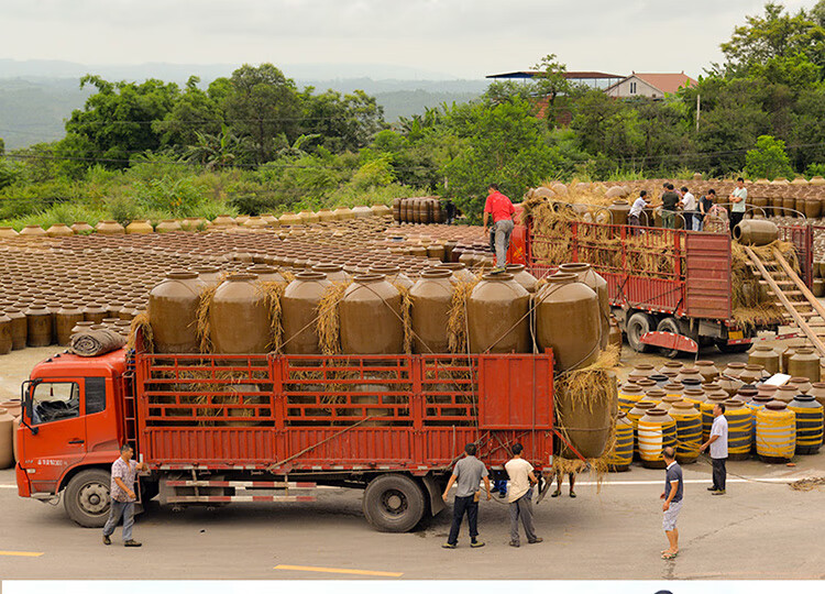 酿酒发酵缸 酿酒设备四川传统家用酒坛子夹缸土陶冷却缸器100/200双层