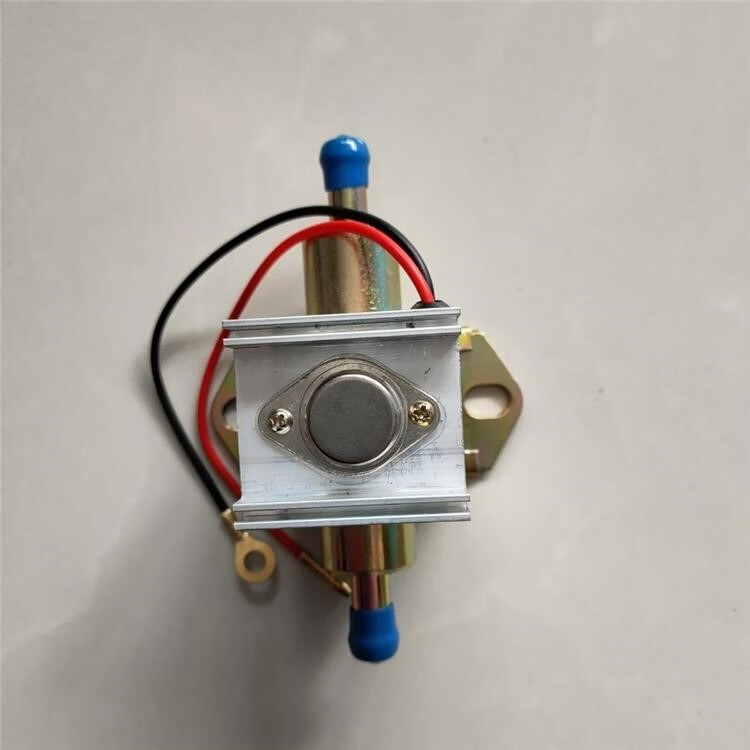 12v24v电子燃油泵收割机柴油增压泵大流量全铜线圈输油泵货车改装 12