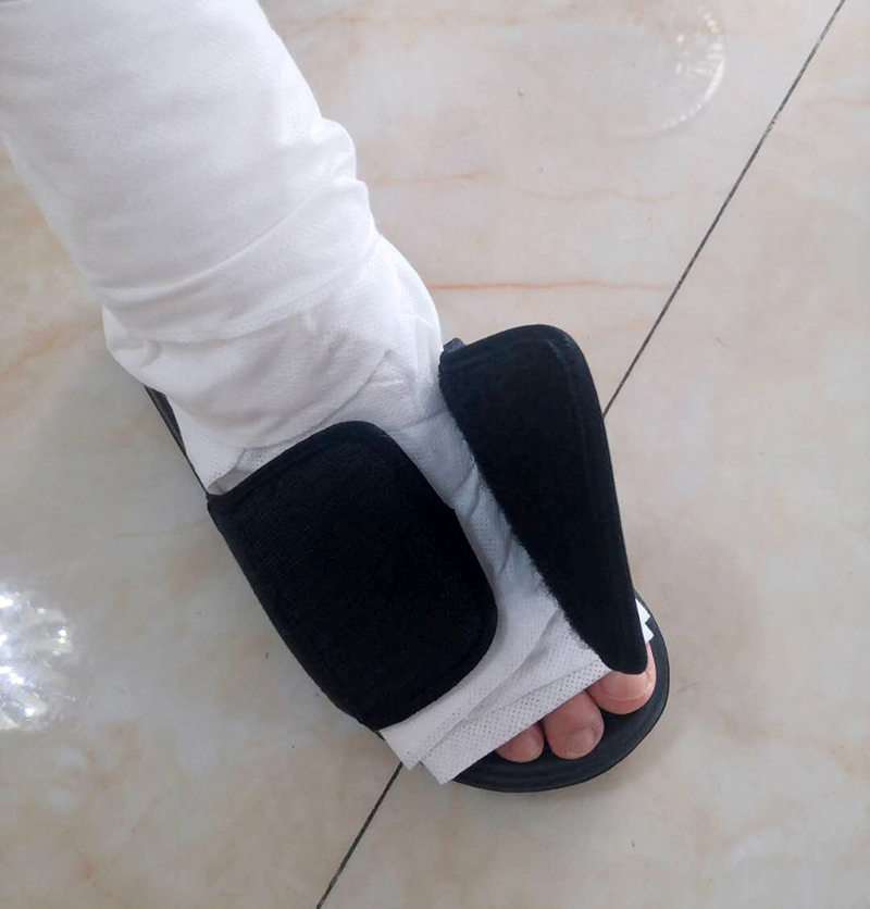 abay安贝骨折打石膏受伤包扎穿的可下地孕妇脚肿胖宽拖鞋子老人糖尿足