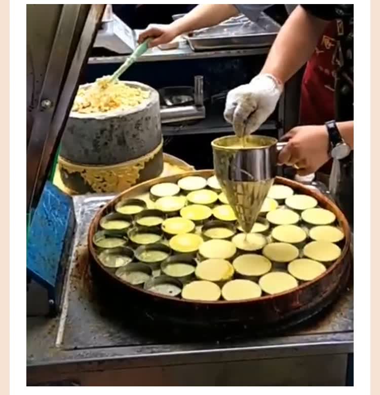 杂粮饼模具不锈钢圆圈黄金玉米饼圈五谷烙饼米糕电饼铛 10个直径6.