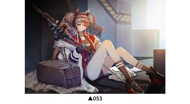 明日方舟挂画海报墙纸周边德克萨斯陈sir银灰阿米娅能天使壁画003款40