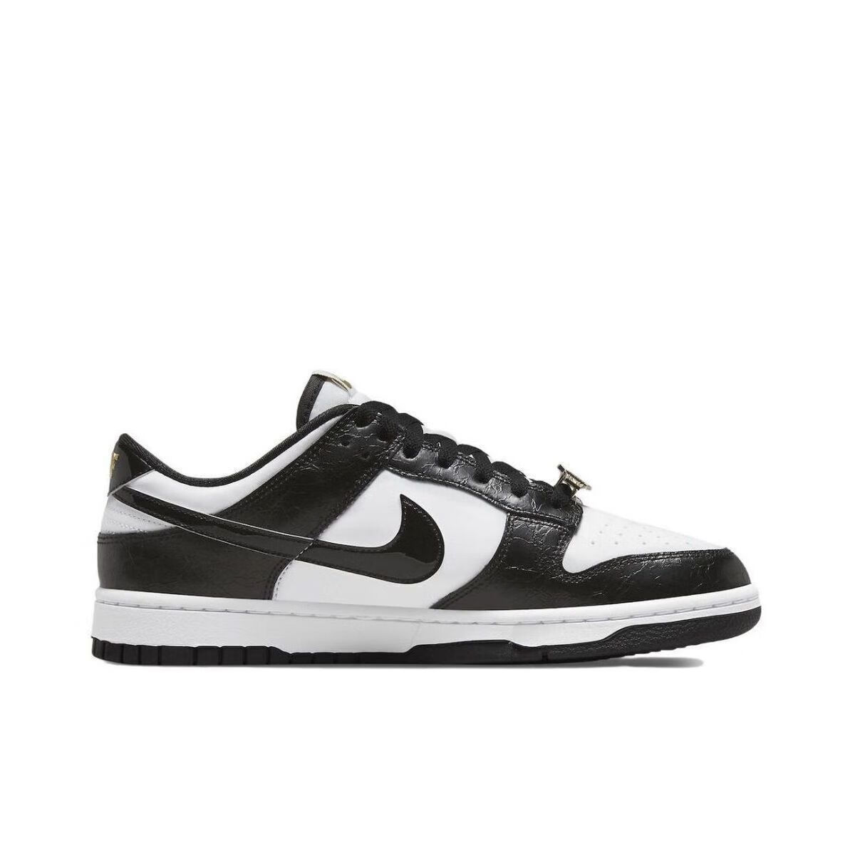 dunk low retro 黑白熊猫金腰带 男女款低帮复古休闲板鞋奥特莱斯商场