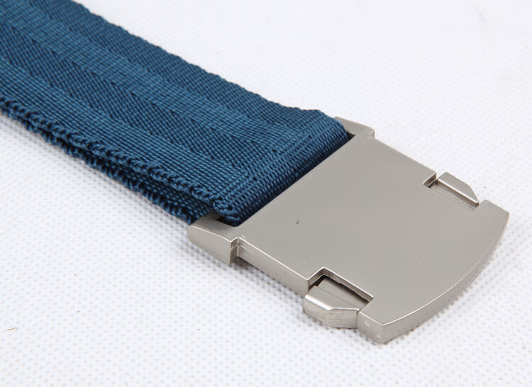 映进02飞行腰带 蓝色自动扣飞行员内腰带战术户外皮带 海蓝 m