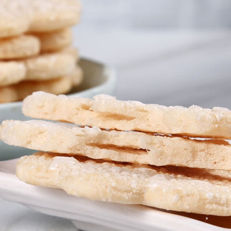 丫丫 虾肉饼雪米饼水磨清虾味儿童零食180克办公室休闲膨化零食