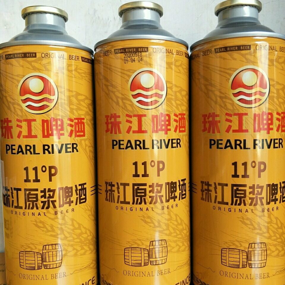 珠江10度原浆啤酒图片