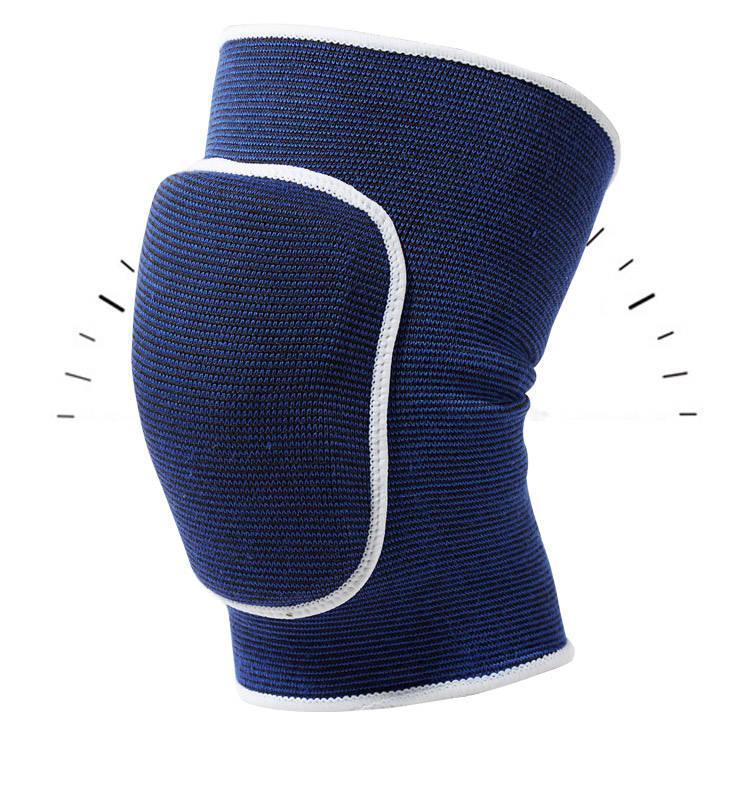 运动舞蹈护膝成人儿童跳舞专用加厚海绵瑜伽滑轮足球跪地防撞护具灰色