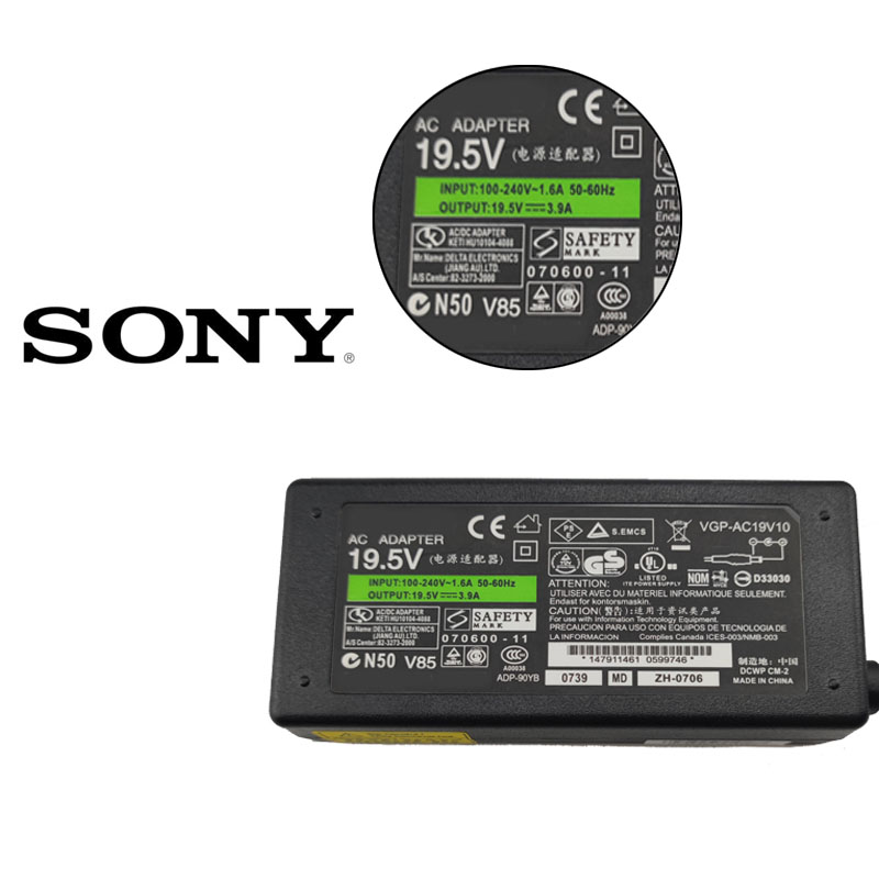 适用195v39a索尼笔记本电源适配器vgpac19v42195v435a47a