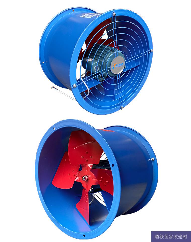 eg轴流风机220v厨房专用抽油烟机380v工业管道强力排风扇2a2018kw220v