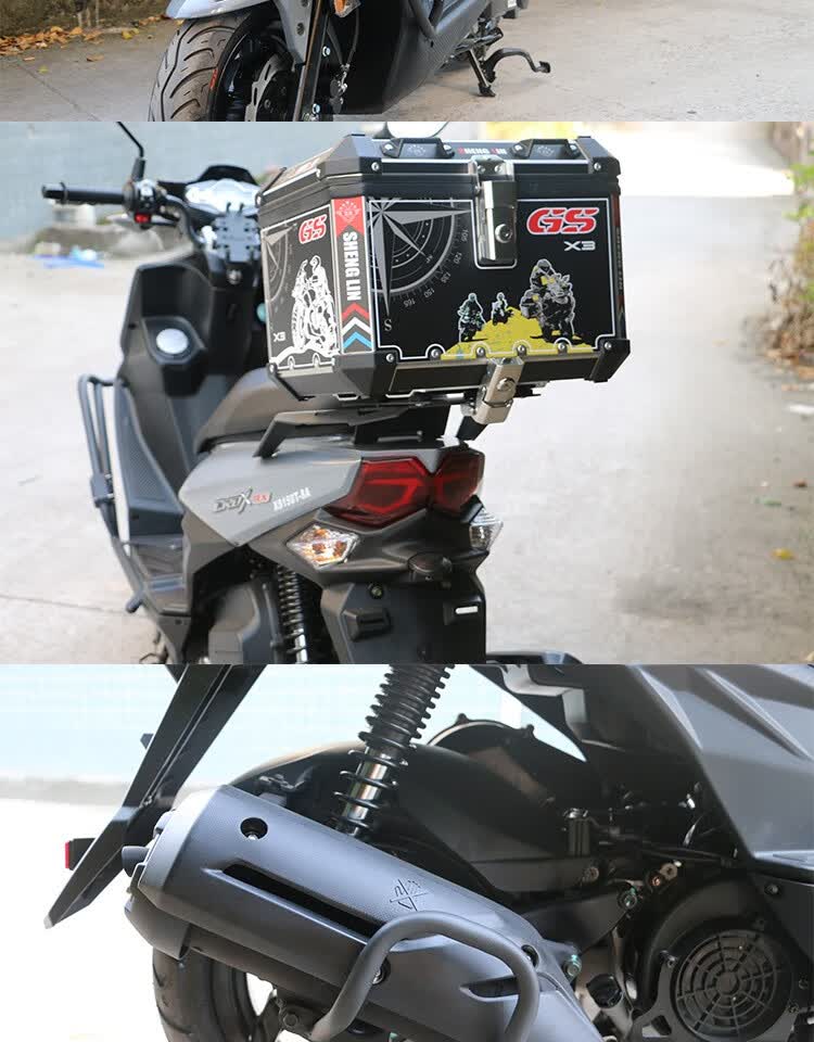 三阳小钢侠配件xs150t-8a改装后货架尾箱架rx150尾架踏板车尾翼 经典