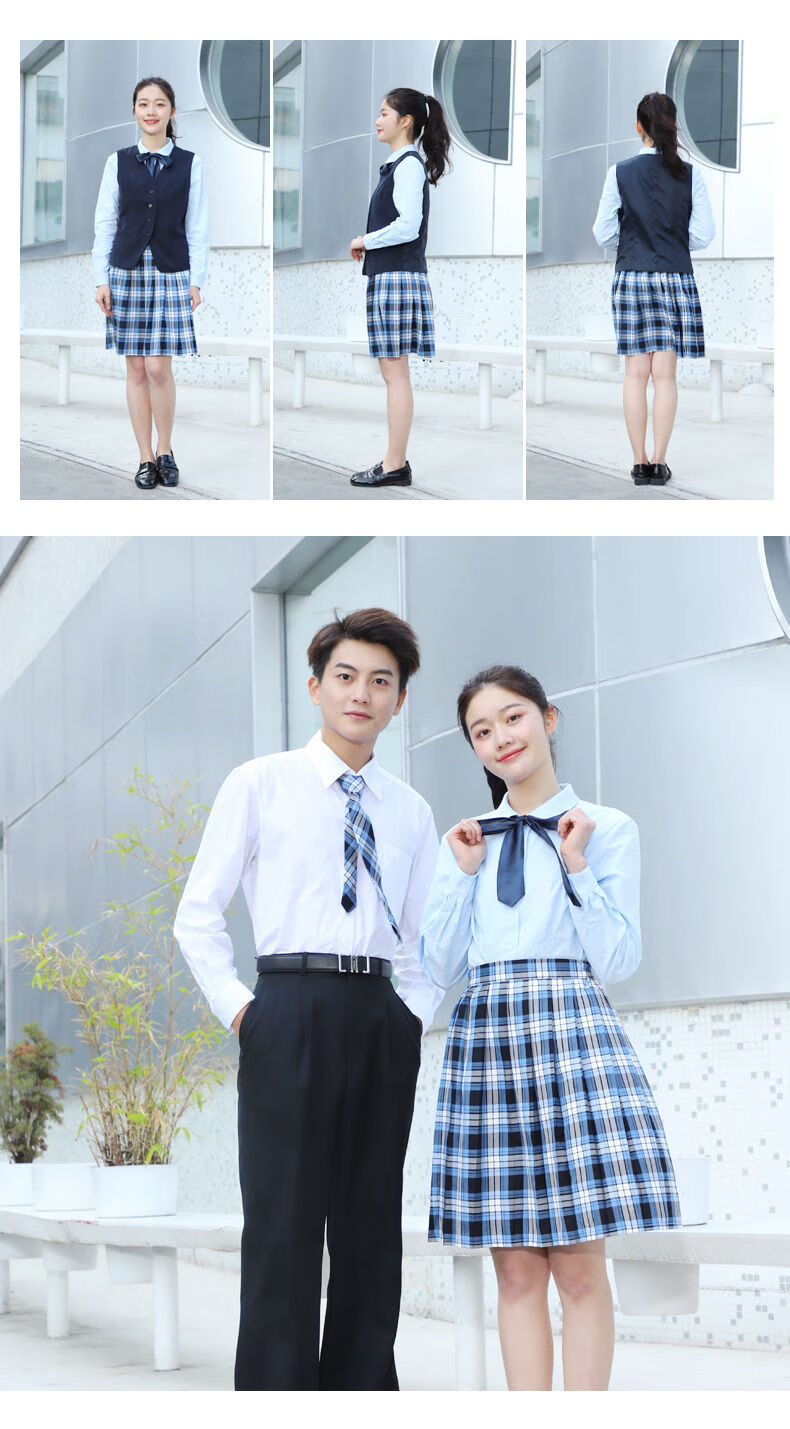 中学深圳校服中学统一礼服套装初中礼服外套春秋校服裤冬季西服高中生