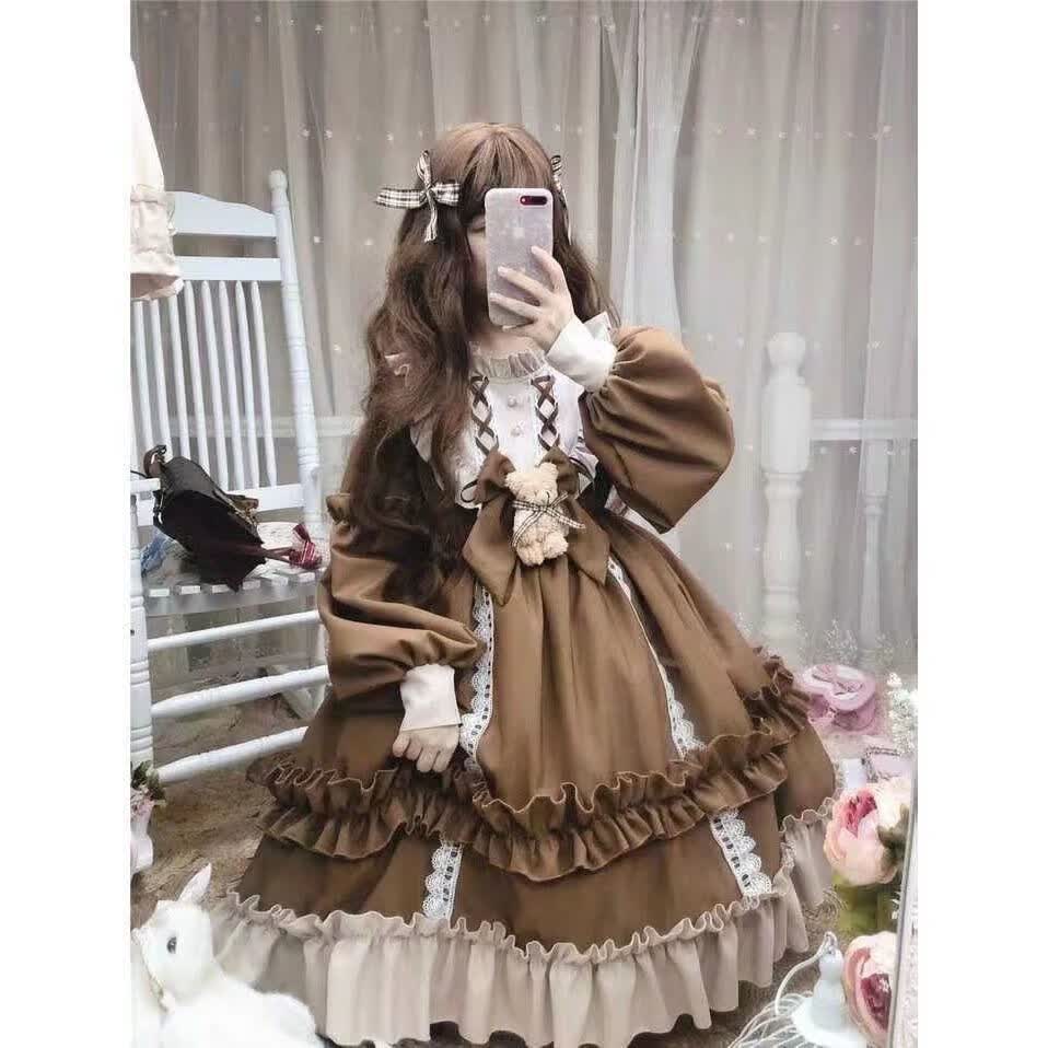 生可爱日系lolita连衣裙少女甜美小清新萝莉塔裙子萝莉学生洋装小裙子