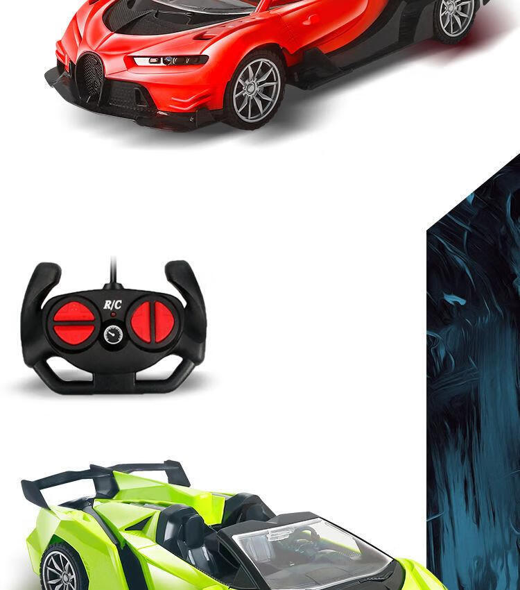 奥迪双钻儿童玩具遥控汽车耐摔高速可充电遥控车电动漂移赛车布加 超