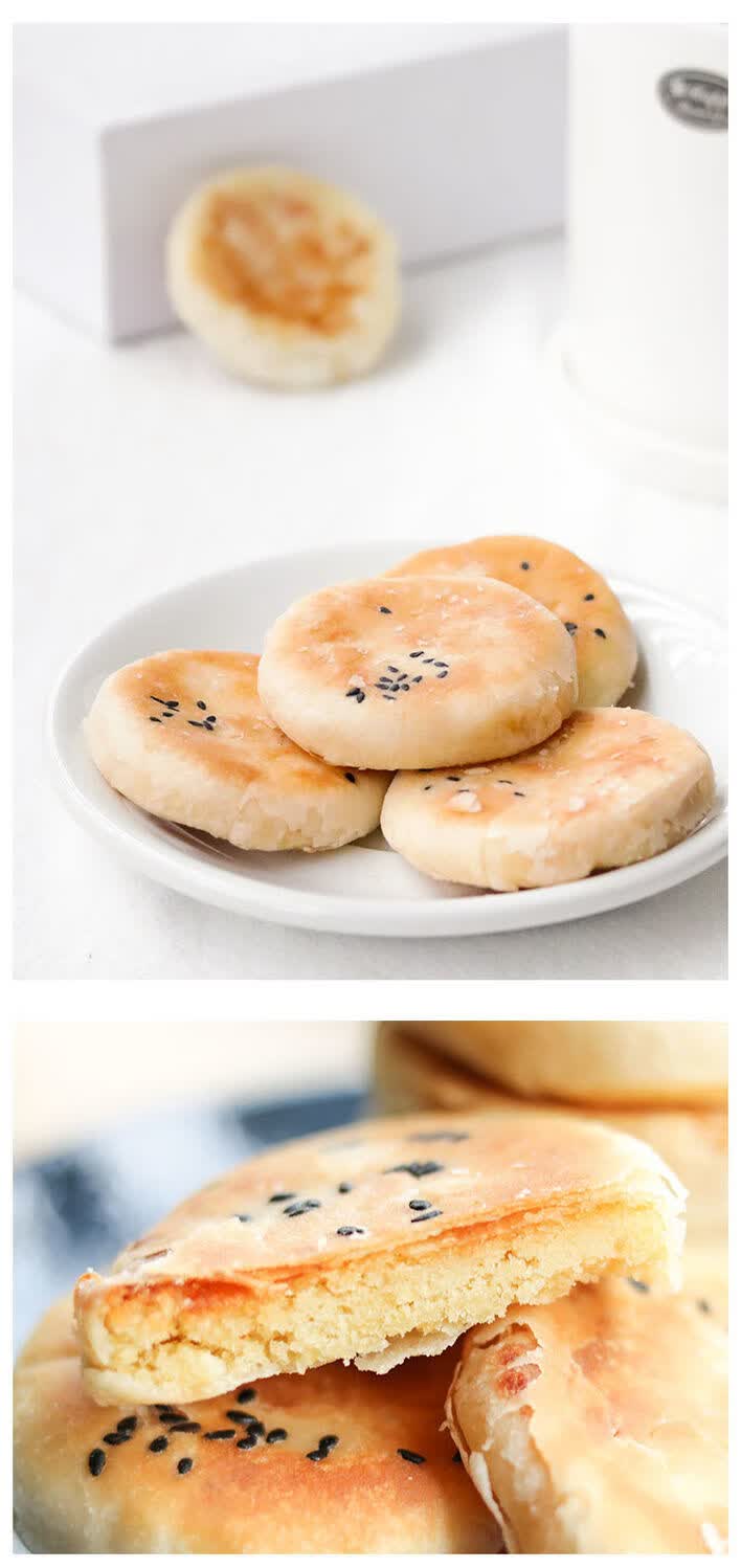 潮汕特产潮汕正宗绿豆饼传统手工惠来绿豆糕现做现卖6筒绿豆饼共60个