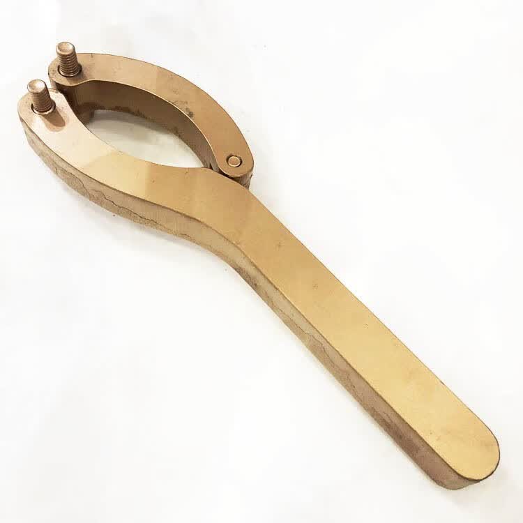 锰钢拆活塞油缸扳手钩机二爪换油封扳手修理挖掘机专用维修工具件 超