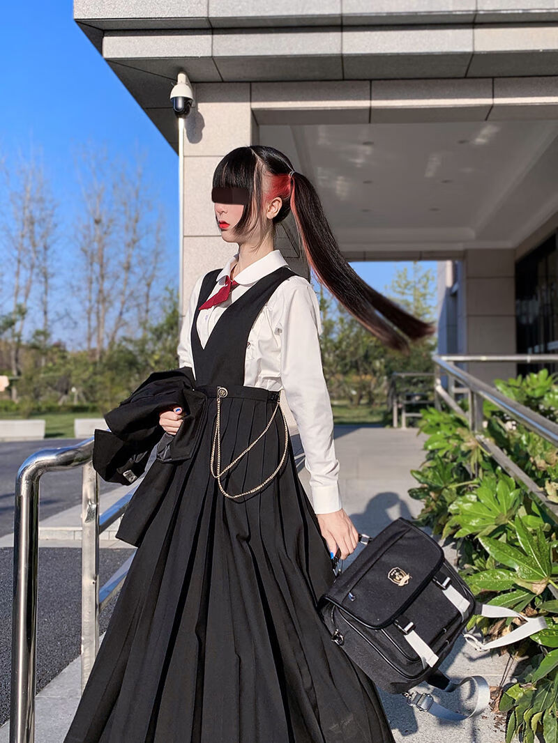 jk制服水手服套装秋装护奶裙jk制服百褶裙日系学生班服学院风连衣裙女