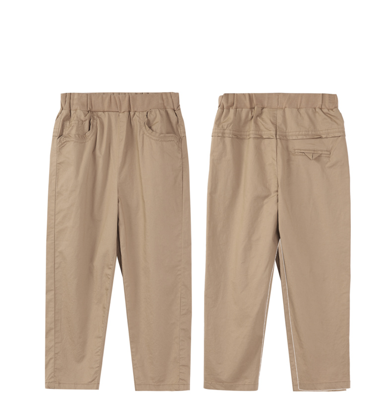 商场同款马拉丁童装男大童棉布长裤夏装新款 藏青 120cm