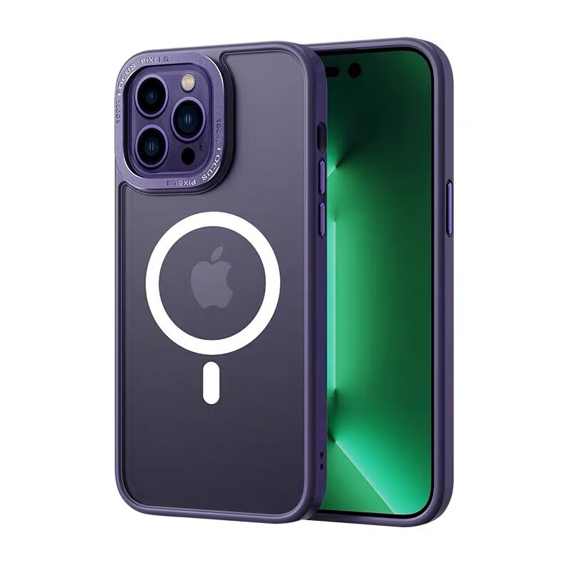 comma手机壳磁吸comma逸彩苹果iphone14promax手机壳磨砂全包防摔磁吸