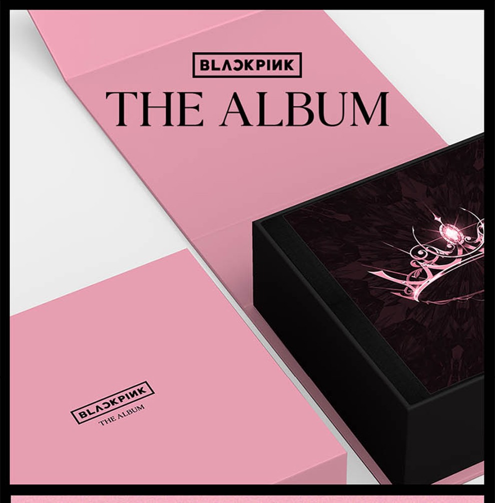 正版唱片blackpink粉墨新专辑thealbumcd光盘写真版本1