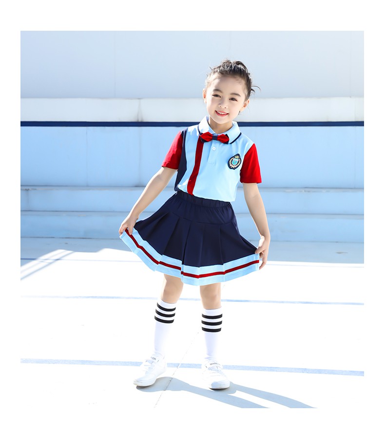 丘莱兔 小学生校服夏季棉小学生班服一三年级校服运动套装夏季幼儿园