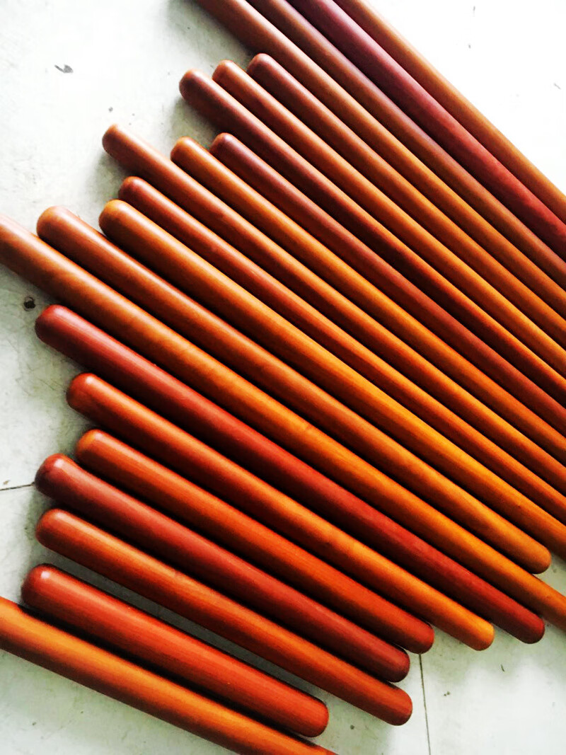 百年老枣木擀面杖房梁老料红心枣木实木棍棒收藏品天然原木色 60长3.