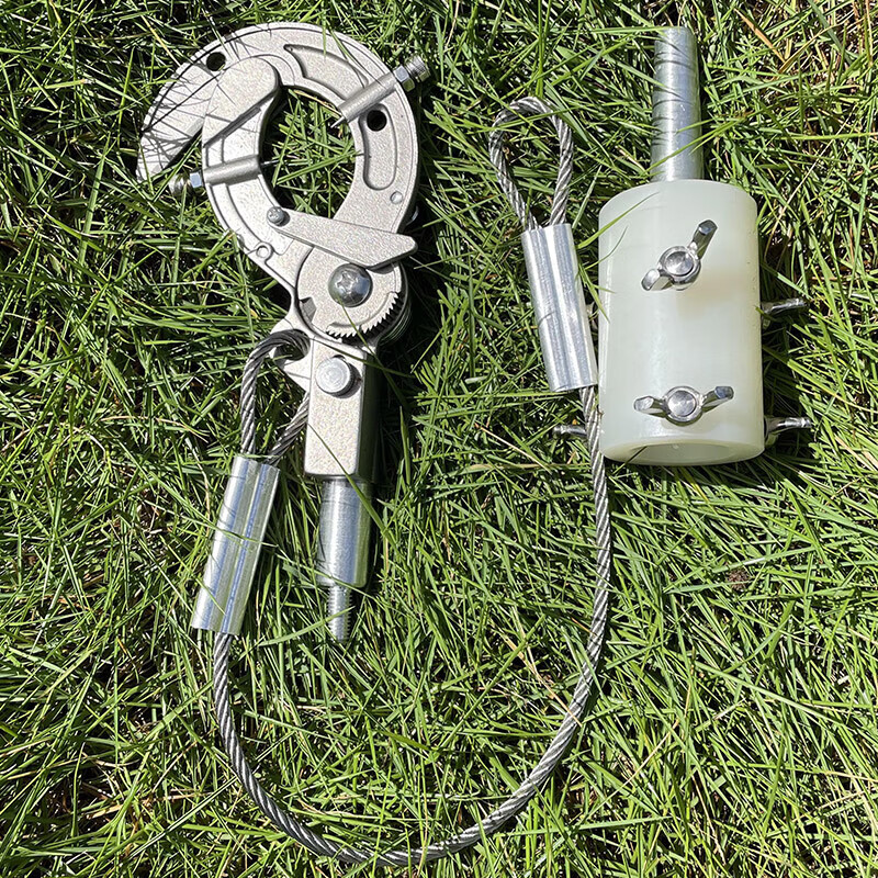 抓猪工具套猪神器同款自动锁紧套猪器抓猪夹抓猪钳兽用保定器 锁紧