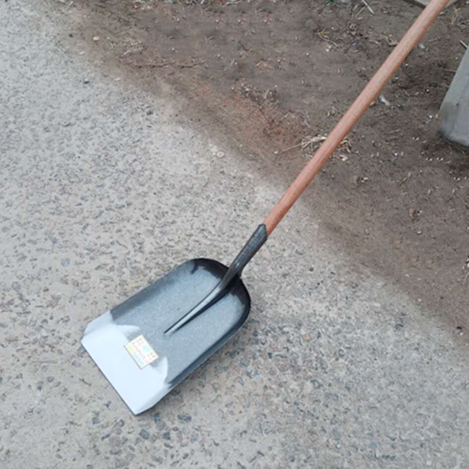 大铁锹大号特大号煤锹大斗铲子平头铁锨全钢加厚农用不锈钢清粪铲
