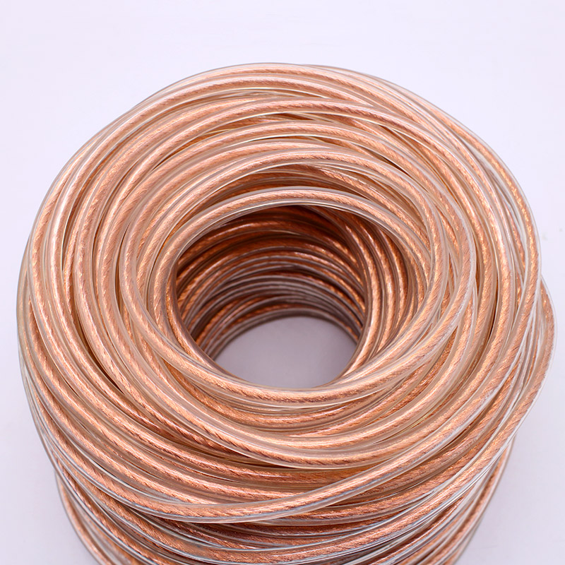 加塑铜绞线绝缘16平方国标紫铜桥架接地软铜连接导电带透明护套线 2.