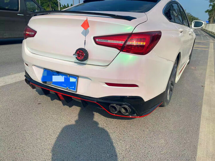 适用于红旗h5尾翼18-22款h5爆改装运动前后唇包角侧裙边大小包围尾翼