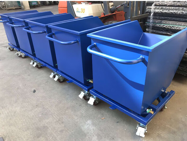 铁屑车废料箱车间翻转清理集屑车重型工业铁削车箱推车斗车垃圾车