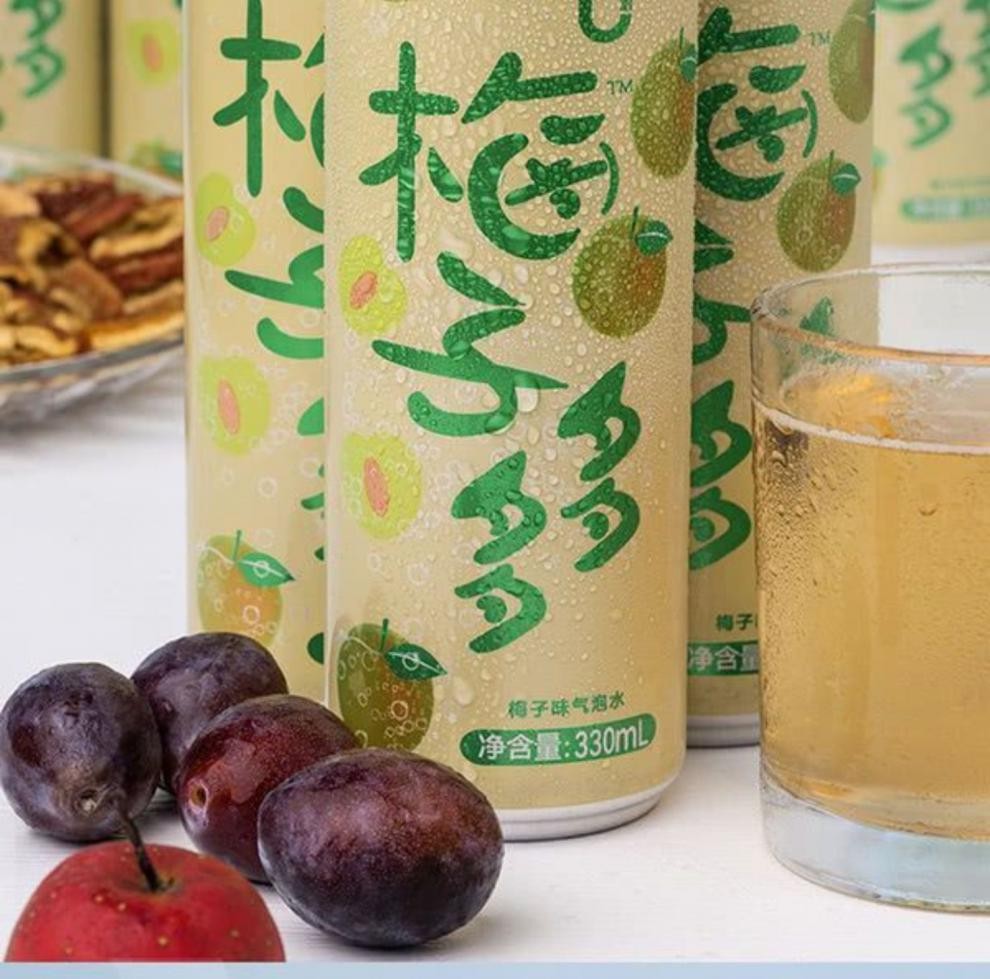 山姆梅子多多气泡水会员店梅子多多气泡水(汽水)330ml清香爽口多种梅