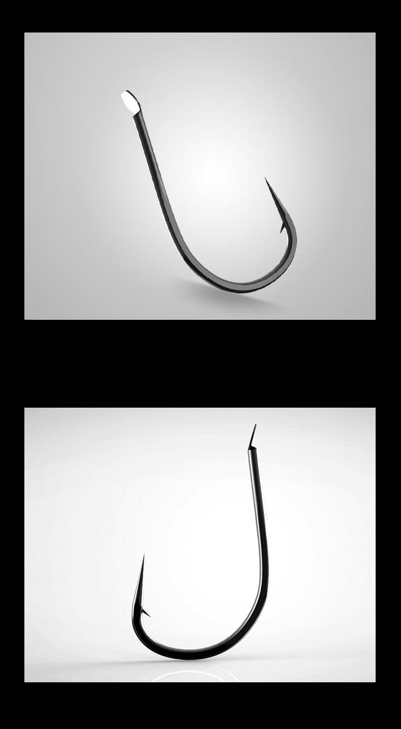 伊豆鱼钩有倒刺鱼钩散装歪嘴尹豆钓鱼钩50枚鲫鱼钩鲤鱼钩伊豆有倒刺