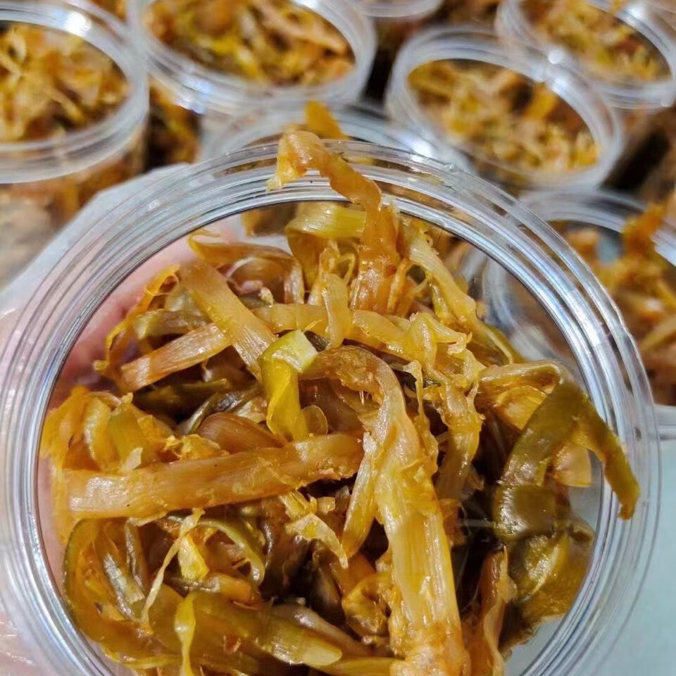 云舵 多味笋丝花生罐装杭州临安特产多味笋干纯笋丝即食零食嫩笋尖