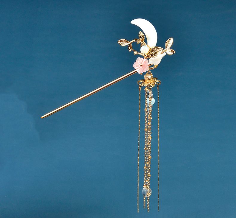 古典汉服头饰宫廷男女通用发簪一套古装束发饰品古冠配饰2021年新款