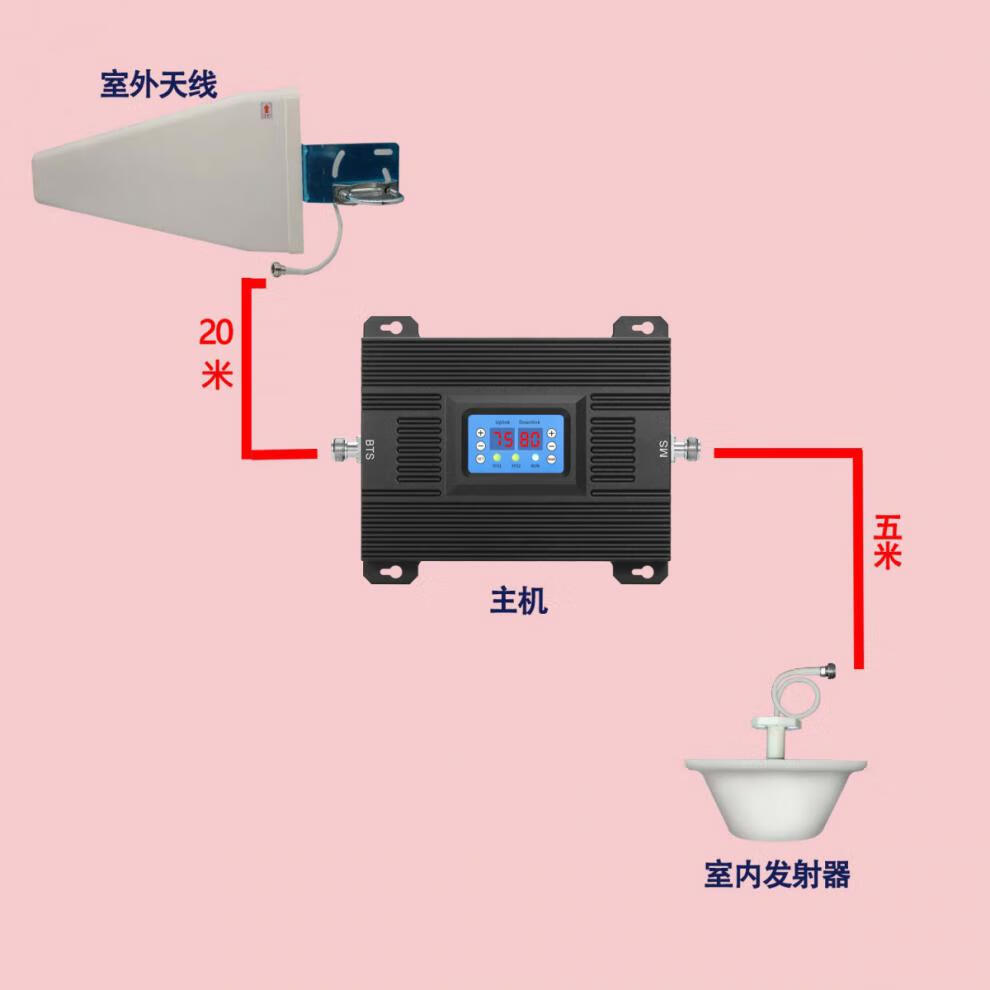 华为(huawei)通用三网手机信号放大器增强移动联通电信通用农村地下室
