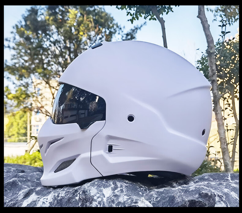 空军飞行员头盔适用摩托车头盔男哈雷复古半盔个性蝎子盔可拆卸飞行员