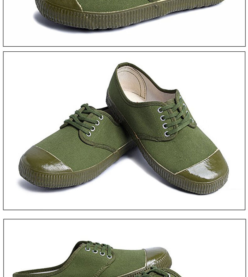 迷彩鞋陆军解放鞋迷彩鞋男 解放鞋男作训鞋军训耐磨防滑黄球鞋胶鞋