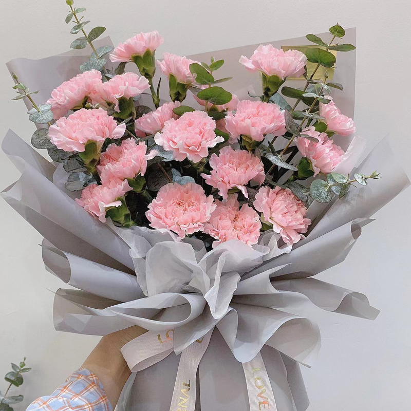 38三八女神鲜花情母亲节同城配送速递康乃馨鲜花花束送长辈老师妈妈