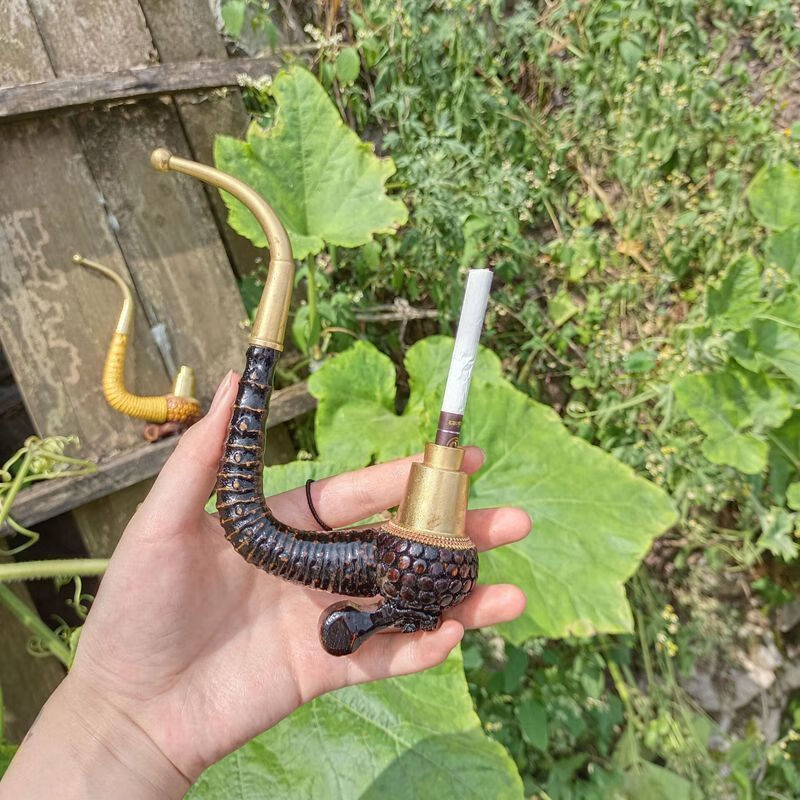 特价处理高端轻奢涵酷贵州两用型竹子烟杆竹节烟杆老式手工烟杆竹根